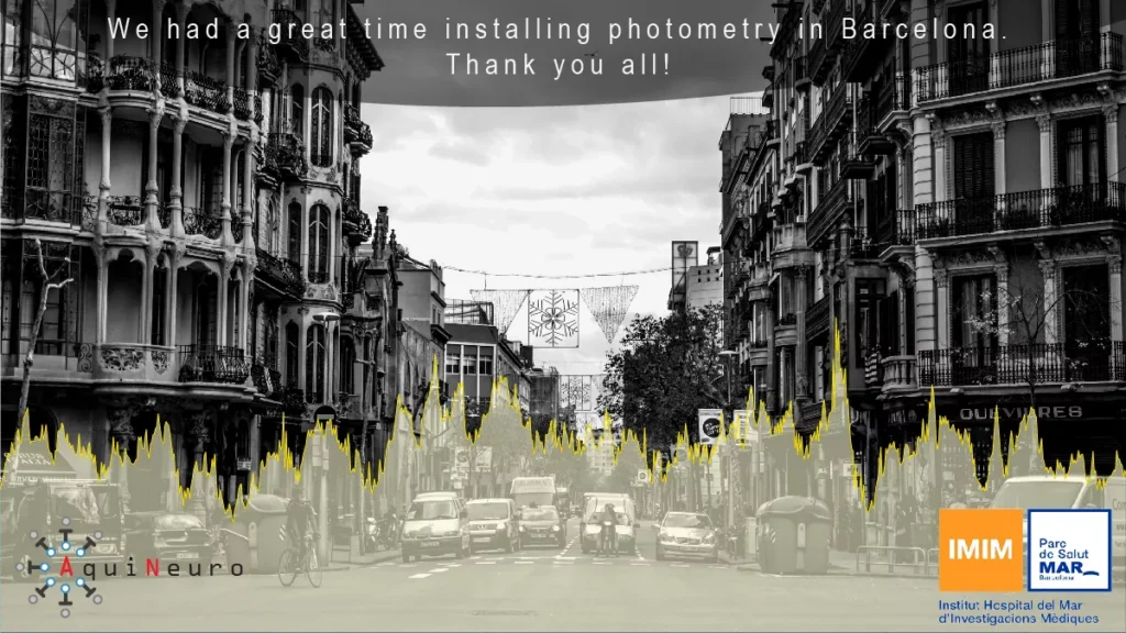 Installation d’un système de photométrie à Barcelone