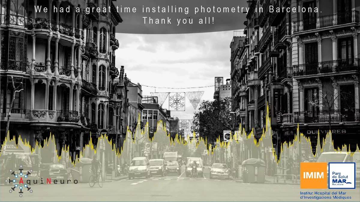 Installation d’un système de photométrie à Barcelone