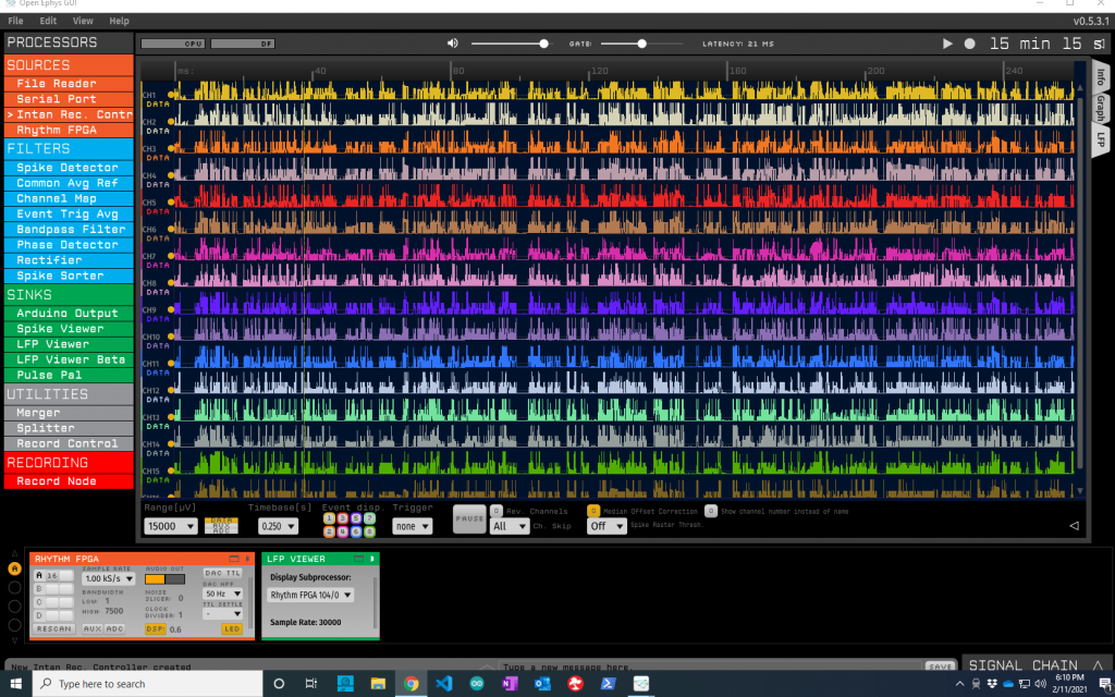 Electrophysiology Recording System : Open Ephys